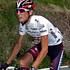 Andy Schleck dans le maillot blanc pendant la 11ème étape du Giro d'Italia
